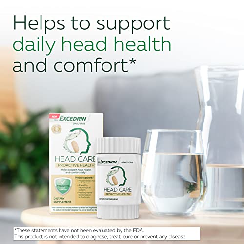 Excedrin Head Care Proactive Health with Magnesium, Riboflavin, Vitamin B6, Folic Acid Excedrin uk supplements