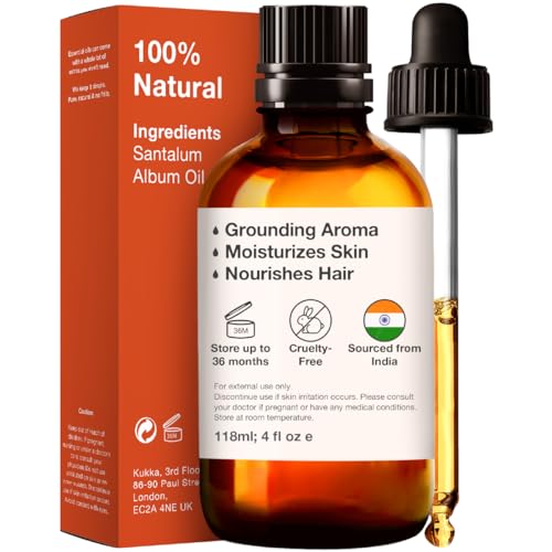 Kukka Sandalwood Essential Oils for Diffuser - 100% Natural Sandalwood Oil - Sandalwood Essential Oil KUKKA essential oils uk supplements