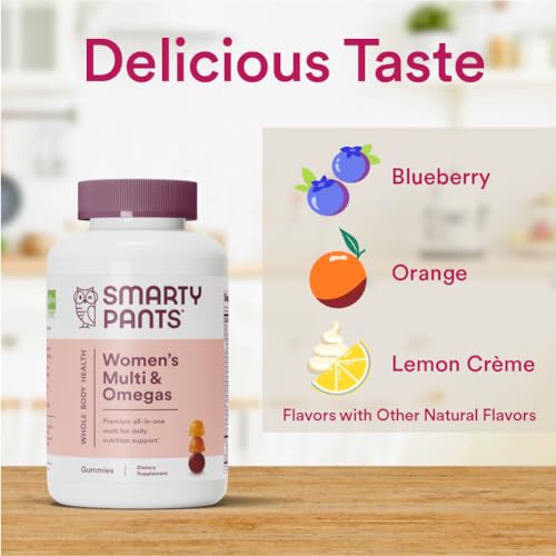 SmartyPants Women's Multivitamin Gummies: Omega 3 Fish Oil (EPA/DHA), Methylfolate SmartyPants uk supplements