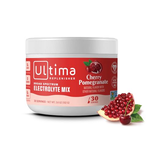 New Ultima Hydrating Electrolyte Powder, Cherry Pomegranate, 30 Servings 3.6 oz Ultima Replenisher uk supplements
