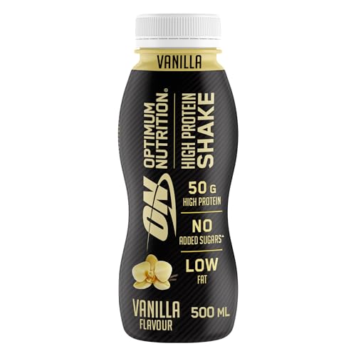 Optimum Nutrition High Protein Shake Bottles, Ready To Drink Healthy Snacks, No added Optimum Nutrition uk supplements