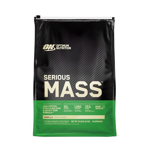 Optimum Nutrition Serious Mass Weight Gainer Protein Powder Vitamin C Zinc and Vitamin Optimum Nutrition uk supplements