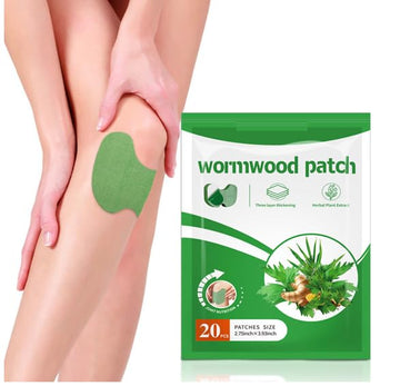 NiTa HyHy Wormwood Knee Pain Patches,Herbal Knee Patches for Pain Relief Extra Strength,Sciatica Pain Relief,for Knee, Back, Neck, Shoulder,20 Count NiTa HyHy uk supplements