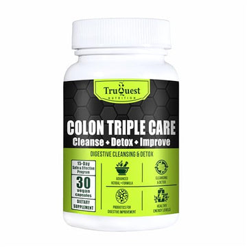 TruQuest Nutrition Colon Triple Care Cleanse + Detox + Improve-15-Day Program of Quick TruQuest Nutrition uk supplements