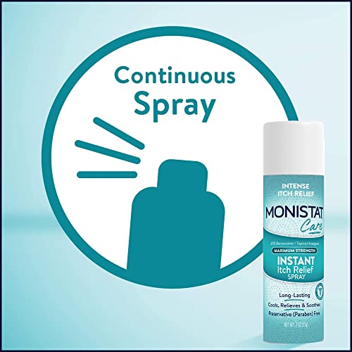 Monistat Instant Itch Relief Spray for Women, Maximum Strength Feminine Itch Care, 2 oz Monistat uk supplements