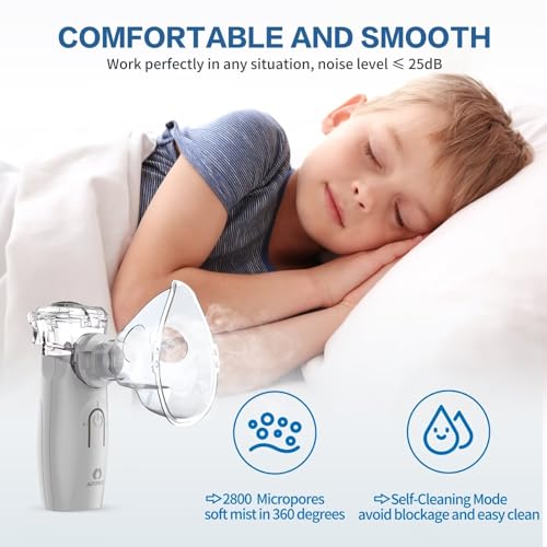 APOWUS Ultrasonic Mesh Nebulizer - Handheld Nebulizer for Adults APOWUS uk supplements
