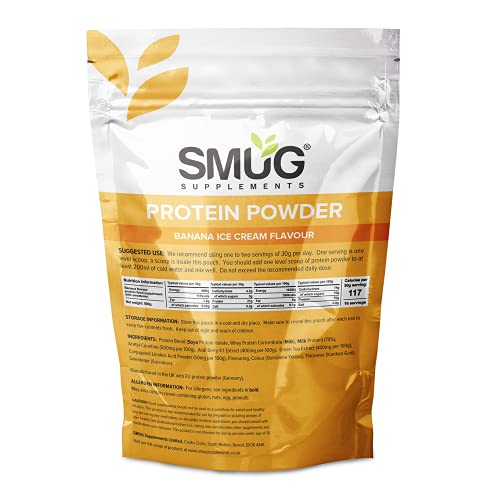 SMUG Supplements Low Calorie Protein Powder - Banana, Chocolate, Strawberry or Vanilla SMUG Supplements uk supplements