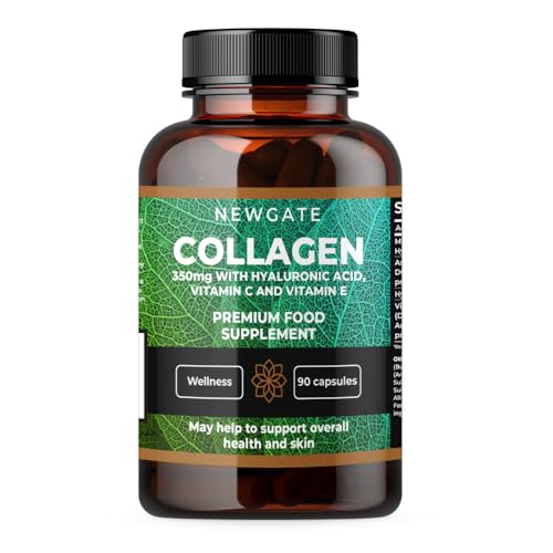 Newgate Labs Marine Collagen 350mg with Hyaluronic Acid, Vitamin C & Vitamin E Newgate Labs uk supplements
