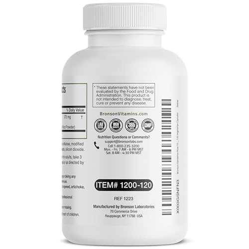 Bronson Dandelion Root High Potency Supplement, Supports Overall Good Health & Well Bronson uk supplements