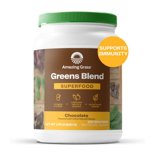 Amazing Grass Greens Blend Superfood: Super Greens Powder Smoothie Amazing Grass uk supplements