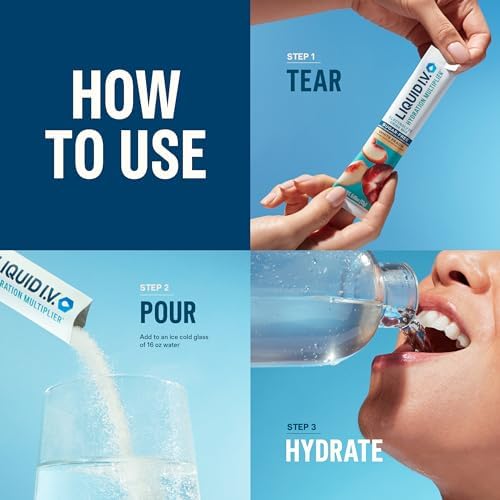 Liquid I.V.® Hydration Multiplier Sugar-Free – Mango Pineapple | Electrolyte Powder Drink Mix | 3 Pack (42 Servings) Liquid I.V. uk supplements