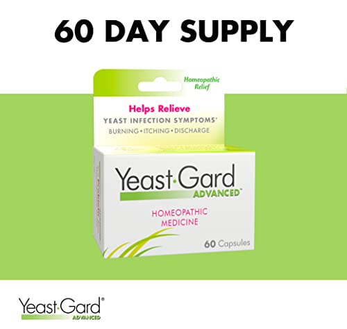 YeastGard Advanced Homeopathic Remedy Capsules - 60 count Bottle Yeast-Gard uk supplements