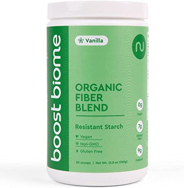 Boost Biome Fiber Supplement Organic Super Greens Powder – Supports Bloating Relief Boost Biome uk supplements