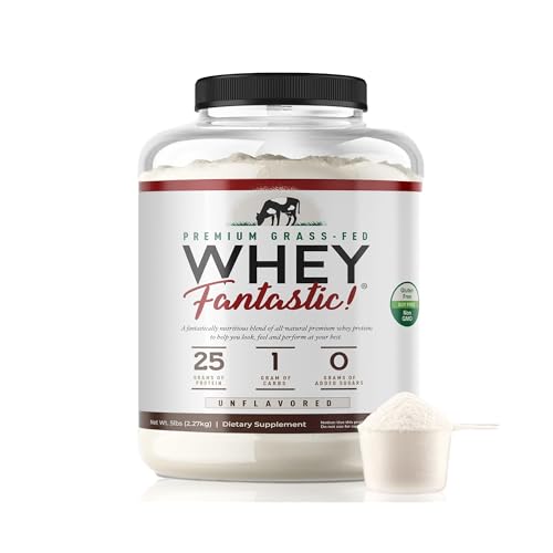 Whey Fantastic Unflavored - 100% Natural Grass Fed Whey Protein Powder - Unique 3 Fantastic Nutrition uk supplements
