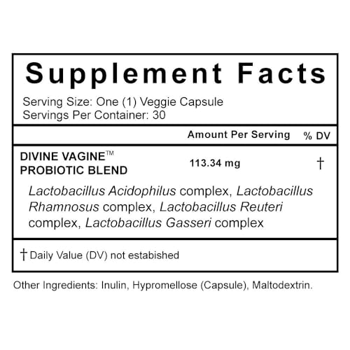 Flower Power 'Divine Vagine' Blend - 30 ct for Balance Urinary Tract Infection, V Health Support for Women Flower Power uk supplements