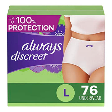 Always Discreet Adult Incontinence Underwear for Women and Postpartum Always Discreet uk supplements