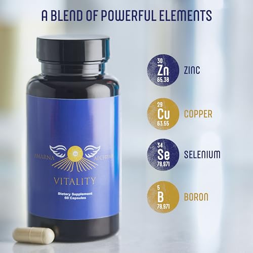 Amarna Alchemy Vitality Trace Minerals Supplement - Zinc with Copper, Selenium Amarna Alchemy uk supplements