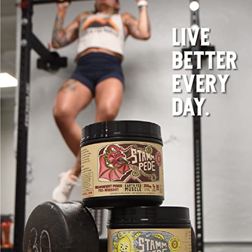 Earth Fed Muscle Stammpede DragoFruit Punch Pre Workout, 30 Servings, Boost Energy Earth Fed Muscle uk supplements