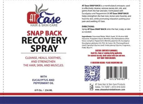 AT Ease Snap Back Recovery Muscle Spray AT Ease uk supplements