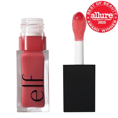 e.l.f. Glow Reviver Lip Oil, Nourishing Tinted Lip Oil For A High-shine Finish, Infused With Jojoba Oil, Vegan & Cruelty-free, Rose Envy e.l.f. uk supplements