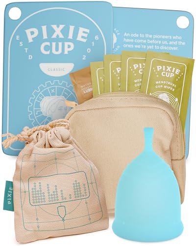 Pixie Cup Soft Menstrual Cup - Ranked 1 for Most Comfortable Reusable Period Cup - Buy One We Give One Pixie Cup uk supplements