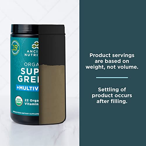 Ancient Nutrition Organic SuperGreens and Multivitamin Powder with Probiotics Ancient Nutrition uk supplements