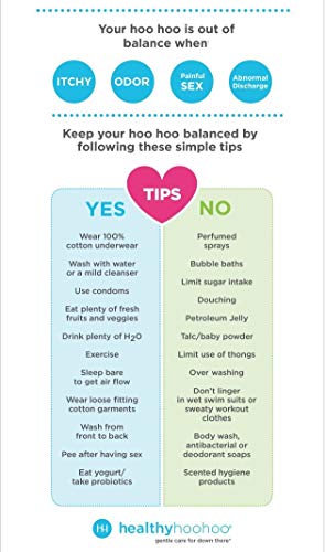 healthy hoohoo Gentle Feminine Foaming Cleanser - All Natural, Paraben- and Fragrance-free (5 fl oz) healthy hoohoo uk supplements