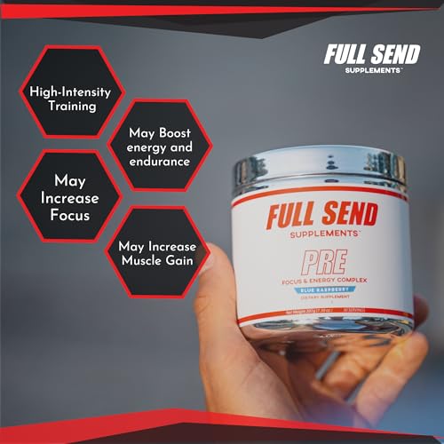 FULL SEND Pre Workout Powder with Beta Alanine, Preworkout Energy Supplement FULL SEND uk supplements