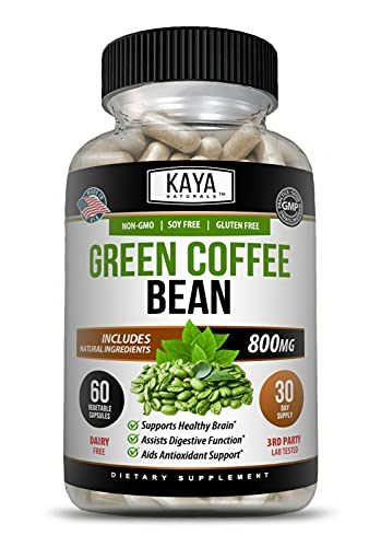 Kaya Naturals Green Coffee Bean 60ct - Weight Management Kaya Naturals uk supplements