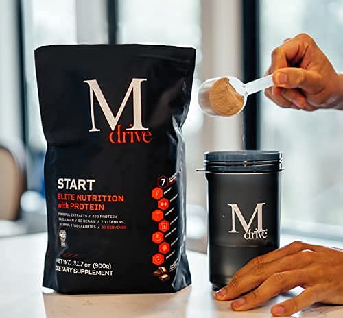 Mdrive Boost & Burn for Men Start Everyday Nutrition & Protein Powder - Natural Energy Mdrive uk supplements