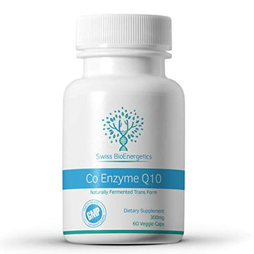 Co Enzyme Q10 CoQ10 300mg 60 Capsules - Superior Naturally Fermented Trans Form swiss bioenergetics uk supplements