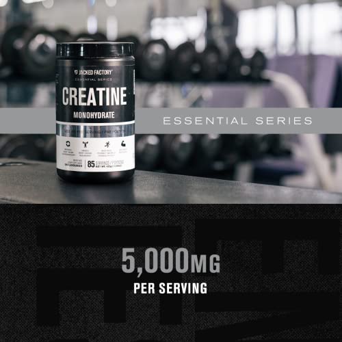 Jacked Factory Creatine Monohydrate Powder 425g - Creatine Supplement for Muscle Jacked Factory uk supplements