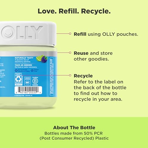 OLLY Pre-Game Energize Workout Gummy Rings, S7 Plant-Based Blend, B Vitamins, Berry OLLY uk supplements
