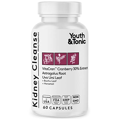 Youth & Tonic Kidney Cleanse Detox for Residual Metabolic Waste & Excess Body Water Youth & Tonic uk supplements