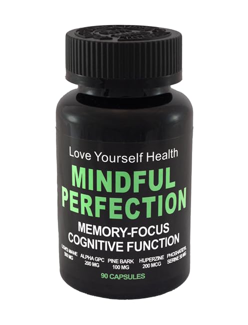 Love Yourself Health Mindful Perfection Premium Nootropic Brain Supplement, 90Count 45 Day Supply for Improved Cognitive Function, Focus, Memory & Energy Love Yourself Health uk supplements