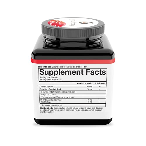 Youtheory Joint Complex with UC-II, 60 Count (1 Bottle) YouTheory uk supplements