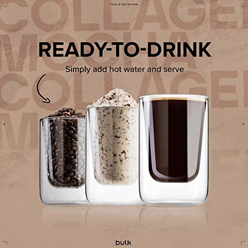 Bulk Collagen Coffee, High Protein, Black, 500 g Bulk uk supplements