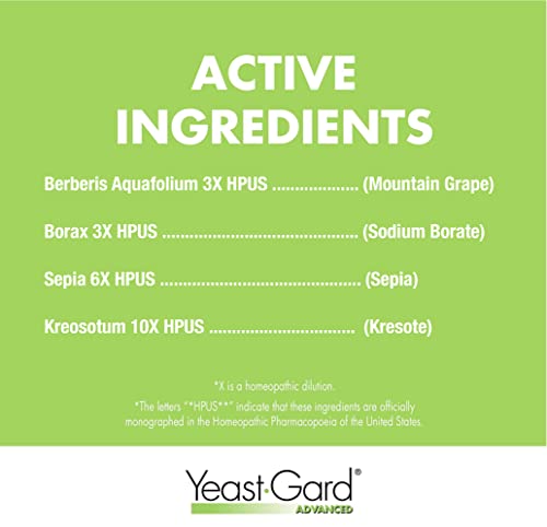 YeastGard Advanced Homeopathic Yeast Infection Vaginal Suppositories - 10 count Box Yeast-Gard uk supplements