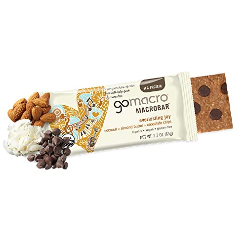 GoMacro MacroBar Organic Vegan Protein Bars - Coconut + Almond Butter + Chocolate GoMacro uk supplements
