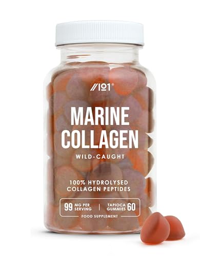 Marine Collagen Gummies - Wild-Caught Marine - Tapioca Based - High Potency Hydrolysed Marine Collagen Gummies ALPHA01 uk supplements