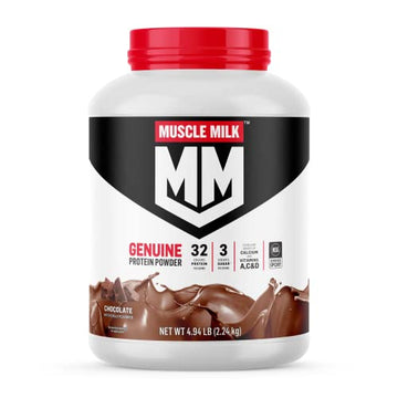 Muscle Milk Genuine Protein Powder, Chocolate, 4.94 Pound, 32 Servings, 32g Protein Muscle Milk uk supplements