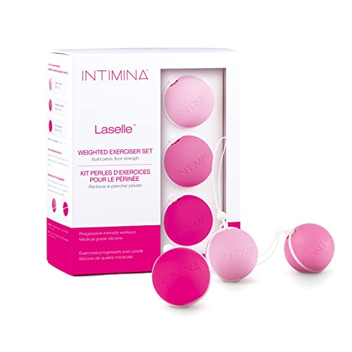 INTIMINA Laselle Weighted Exerciser Set - Women’s 3 Pelvic Floor Weights (28g, 38g, 48g) INTIMINA uk supplements