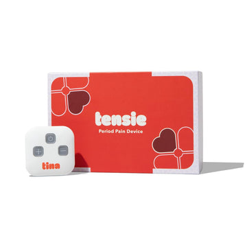 Tensie | Portable Period Pain Relief Device | 30 Gentle, Adjustable Levels for Drug-Free Menstrual Cramp or Lower Back Pain Relief | 10-Hour Battery Life, Rechargeable | Instant Period Cramp Relief TINA uk supplements