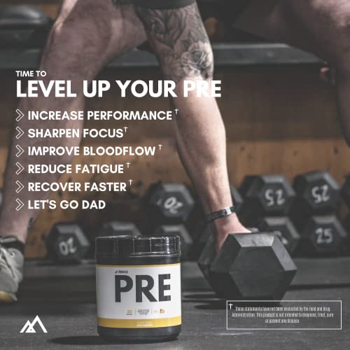 TEDCo Pre Workout Powder - All Natural Preworkout for Men, Zero Artificial Sweeteners TEDCo uk supplements