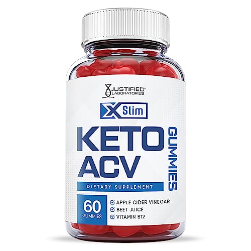 Justified Laboratories X Slim Keto ACV Gummies 1000MG Xslim Vegan Non GMO with Pomegranate Justified Laboratories uk supplements