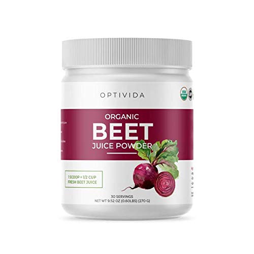 OPTIVIDA Nitric Oxide Beet Powder Organic | All Natural Beets Roots Supplements OPTIVIDA uk supplements