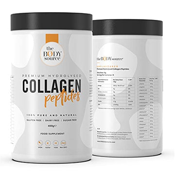 The Body Source Premium Hydrolysed Collagen Powder – 400g Unflavoured Bovine Collagen The Body Source uk supplements