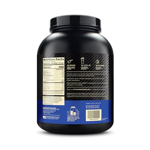 Optimum Nutrition Gold Standard 100% Casein Slow Digesting Protein Powder with Zinc Optimum Nutrition uk supplements