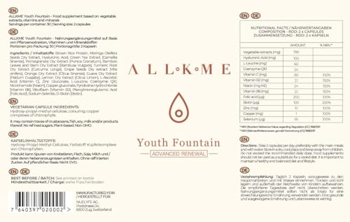 ALLKME Vegan Collagen Booster, Winner of Switzerland Prestige Award ALLKME uk supplements