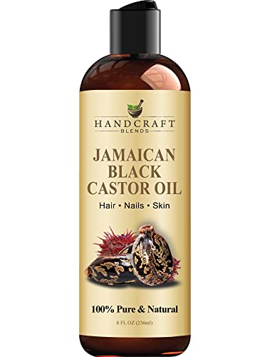 Handcraft Blends Jamaican Black Castor Oil for Hair Growth, Eyelashes and Eyebrows - 100% Pure Handcraft Blends uk supplements